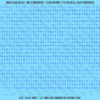 1318-WS-Blue.png ASG Waterslide Decals - Monospace / Typewriter Lettering Numbers 3/32"