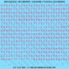 1320-WS-Pink.png ASG Waterslide Decals - Monospace / Typewriter Lettering Numbers 3/16"