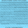 1321-WS-Black.png ASG Waterslide Decals - Monospace / Typewriter Lettering Numbers 1/4"