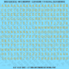 1321-WS-GoldMetallic.png ASG Waterslide Decals - Monospace / Typewriter Lettering Numbers 1/4"
