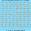 1321-WS-Orange.png ASG Waterslide Decals - Monospace / Typewriter Lettering Numbers 1/4"