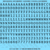 1322-WS-Black.png ASG Waterslide Decals - Monospace / Typewriter Lettering Numbers 5/16"