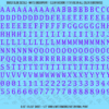 1322-WS-Purple.png ASG Waterslide Decals - Monospace / Typewriter Lettering Numbers 5/16"