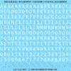1322-WS-White.png ASG Waterslide Decals - Monospace / Typewriter Lettering Numbers 5/16"