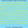 1322-WS-Yellow.png ASG Waterslide Decals - Monospace / Typewriter Lettering Numbers 5/16"