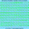 1323-WS-Green.png ASG Waterslide Decals - Monospace / Typewriter Lettering Numbers 3/8"