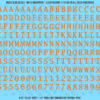 1323-WS-Orange.png ASG Waterslide Decals - Monospace / Typewriter Lettering Numbers 3/8"