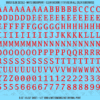 1323-WS-Red.png ASG Waterslide Decals - Monospace / Typewriter Lettering Numbers 3/8"