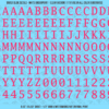 ASG Waterslide Decals - Monospace / Typewriter Lettering Numbers 1/2"