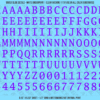 ASG Waterslide Decals - Monospace / Typewriter Lettering Numbers 1/2"