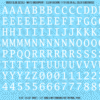 ASG Waterslide Decals - Monospace / Typewriter Lettering Numbers 1/2"