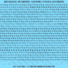 ASG Waterslide Decals - Heavy Sans Serif Lettering Numbers 3/32"
