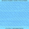 ASG Waterslide Decals - Heavy Sans Serif Lettering Numbers 3/32"