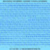 ASG Waterslide Decals - Heavy Sans Serif Lettering Numbers 1/8"
