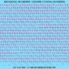 ASG Waterslide Decals - Heavy Sans Serif Lettering Numbers 1/8"