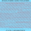 ASG Waterslide Decals - Heavy Sans Serif Lettering Numbers 1/8"