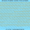 ASG Waterslide Decals - Heavy Sans Serif Lettering Numbers 3/16"