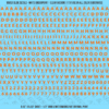 ASG Waterslide Decals - Heavy Sans Serif Lettering Numbers 3/16"