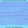 ASG Waterslide Decals - Heavy Sans Serif Lettering Numbers 3/16"