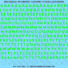 ASG Waterslide Decals - Heavy Sans Serif Lettering Numbers 1/4"