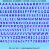 ASG Waterslide Decals - Heavy Sans Serif Lettering Numbers 5/16"