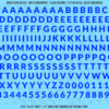 1331-WS-Blue.png ASG Waterslide Decals - Heavy Sans Serif Lettering Numbers 3/8"