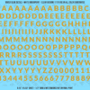 1331-WS-GoldMetallic.png ASG Waterslide Decals - Heavy Sans Serif Lettering Numbers 3/8"