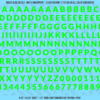 1331-WS-Green.png ASG Waterslide Decals - Heavy Sans Serif Lettering Numbers 3/8"