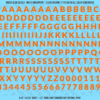 1331-WS-Orange.png ASG Waterslide Decals - Heavy Sans Serif Lettering Numbers 3/8"
