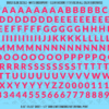 1331-WS-Pink.png ASG Waterslide Decals - Heavy Sans Serif Lettering Numbers 3/8"