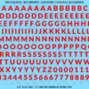 1331-WS-Red.png ASG Waterslide Decals - Heavy Sans Serif Lettering Numbers 3/8"
