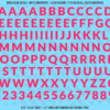 ASG Waterslide Decals - Heavy Sans Serif Lettering Numbers 1/2"