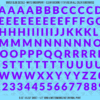 ASG Waterslide Decals - Heavy Sans Serif Lettering Numbers 1/2"