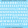 ASG Waterslide Decals - Heavy Sans Serif Lettering Numbers 1/2"
