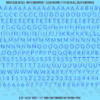 1337-WS-Blue.png ASG Waterslide Decals - Light Sans Serif Lettering Numbers 1/4"