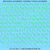 1338-WS-Green.png ASG Waterslide Decals - Light Sans Serif Lettering Numbers 5/16"