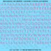 1338-WS-Pink.png ASG Waterslide Decals - Light Sans Serif Lettering Numbers 5/16"