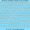 1339-WS-Orange.png ASG Waterslide Decals - Light Sans Serif Lettering Numbers 3/8"