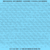 ASG Waterslide Decals - Renaissance Serif Lettering Numbers 3/32"