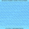 ASG Waterslide Decals - Renaissance Serif Lettering Numbers 3/16"