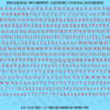 ASG Waterslide Decals - Renaissance Serif Lettering Numbers 3/16"