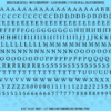 ASG Waterslide Decals - Renaissance Serif Lettering Numbers 1/4"
