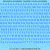 ASG Waterslide Decals - Renaissance Serif Lettering Numbers 1/4"