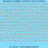 ASG Waterslide Decals - Renaissance Serif Lettering Numbers 1/4"