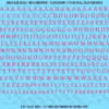 ASG Waterslide Decals - Renaissance Serif Lettering Numbers 1/4"