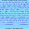 ASG Waterslide Decals - Renaissance Serif Lettering Numbers 1/4"