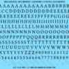 ASG Waterslide Decals - Renaissance Serif Lettering Numbers 5/16"