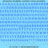 ASG Waterslide Decals - Renaissance Serif Lettering Numbers 5/16"