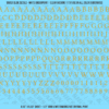 ASG Waterslide Decals - Renaissance Serif Lettering Numbers 5/16"