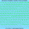 ASG Waterslide Decals - Renaissance Serif Lettering Numbers 5/16"